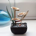 Home Decor Craft Hydrangea Fountain Water Wheel Piece