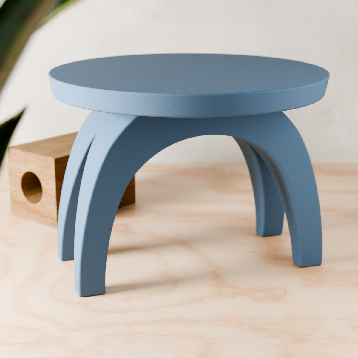 Plant Stand ARC; Sculptural Arc Stand for Indoor Potted Plants