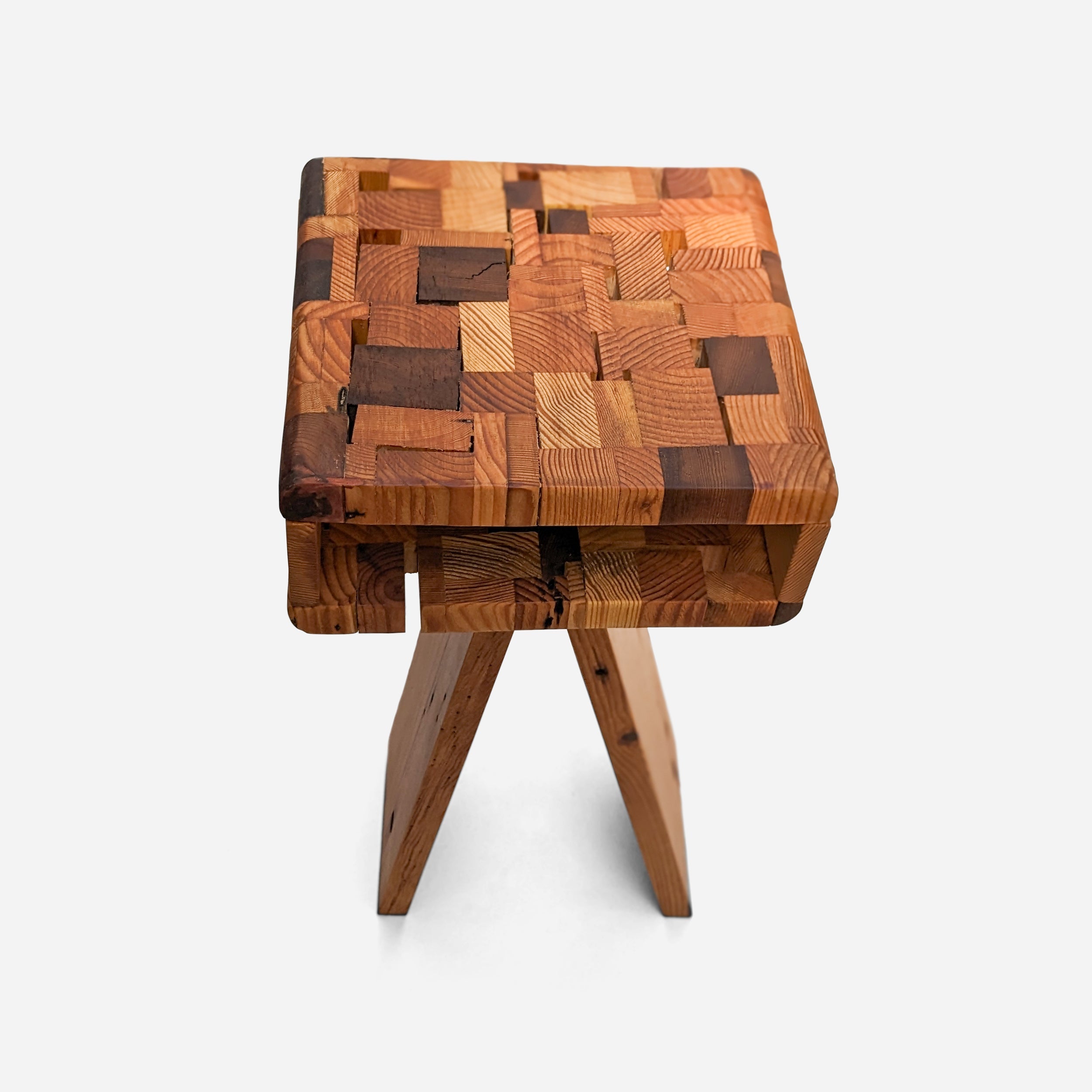 Connie Table; Earthy Wood Side Table for Plant Styling and Shelfie Setups
