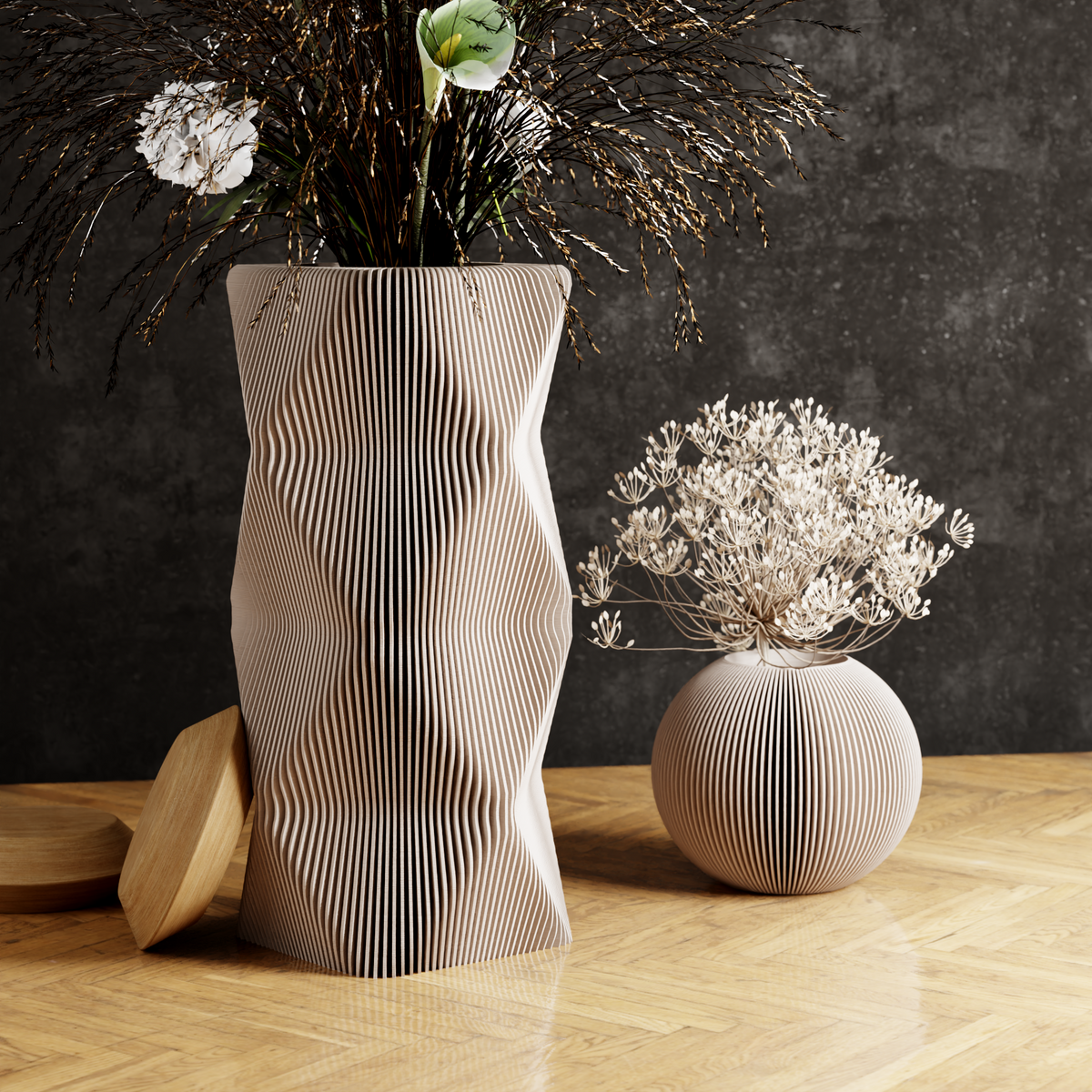 Mountain Vase; Organic Sculptural Vase for Dried and Fresh Botanicals
