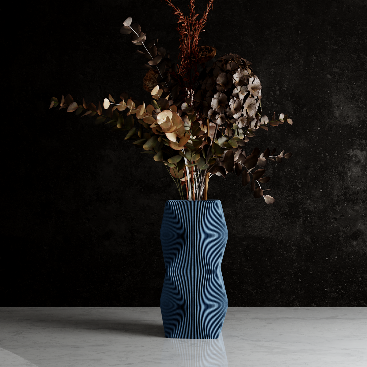 Mountain Vase; Organic Sculptural Vase for Dried and Fresh Botanicals