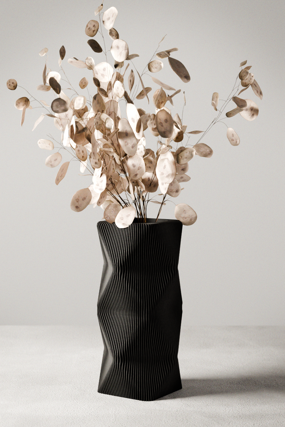 Mountain Vase; Organic Sculptural Vase for Dried and Fresh Botanicals
